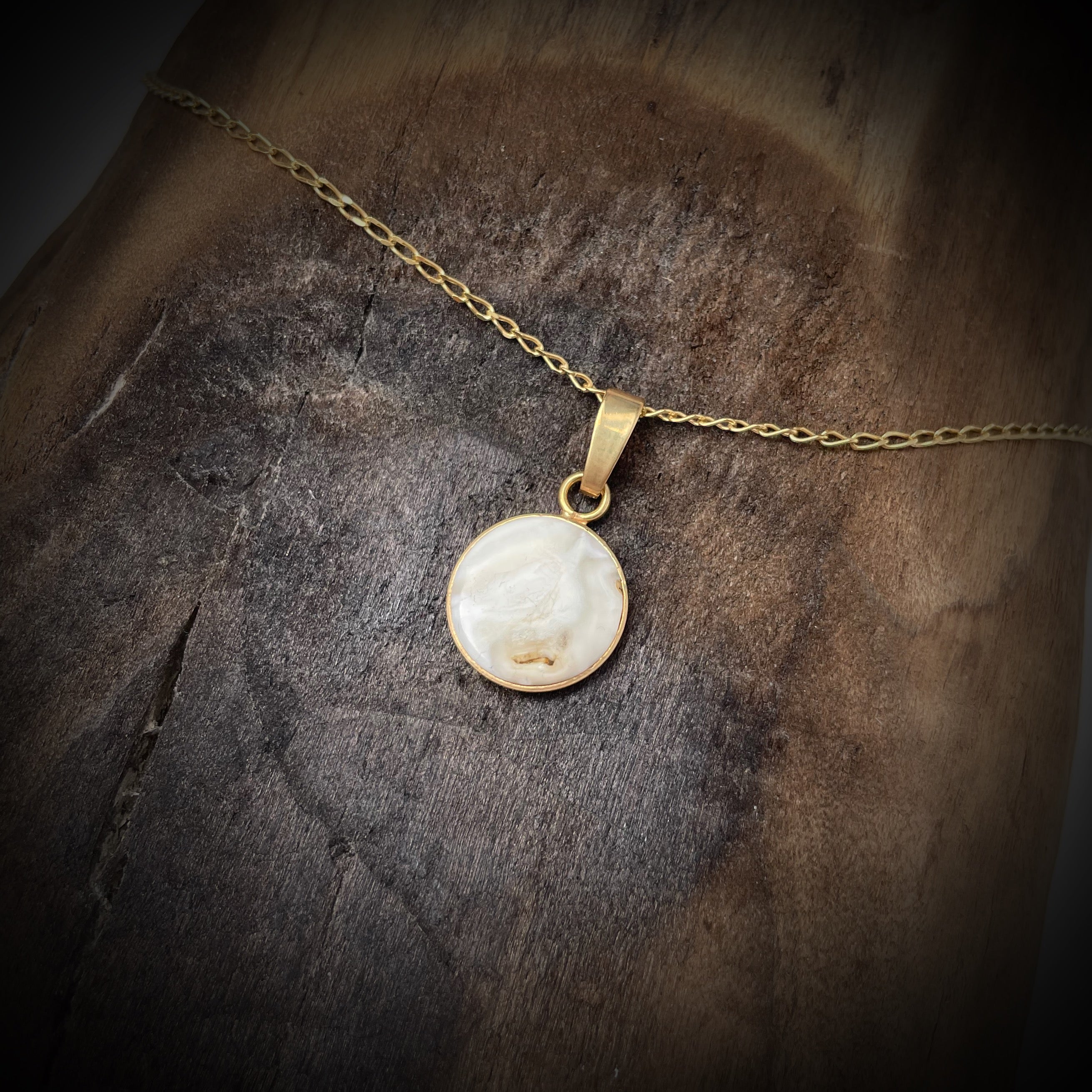 Halskette mit Pferdezahn